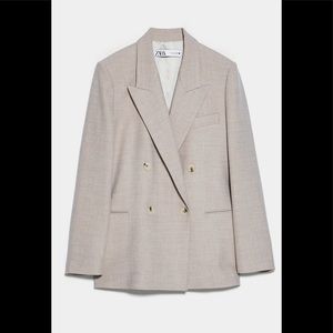 Authentic Zara double breasted blazer new